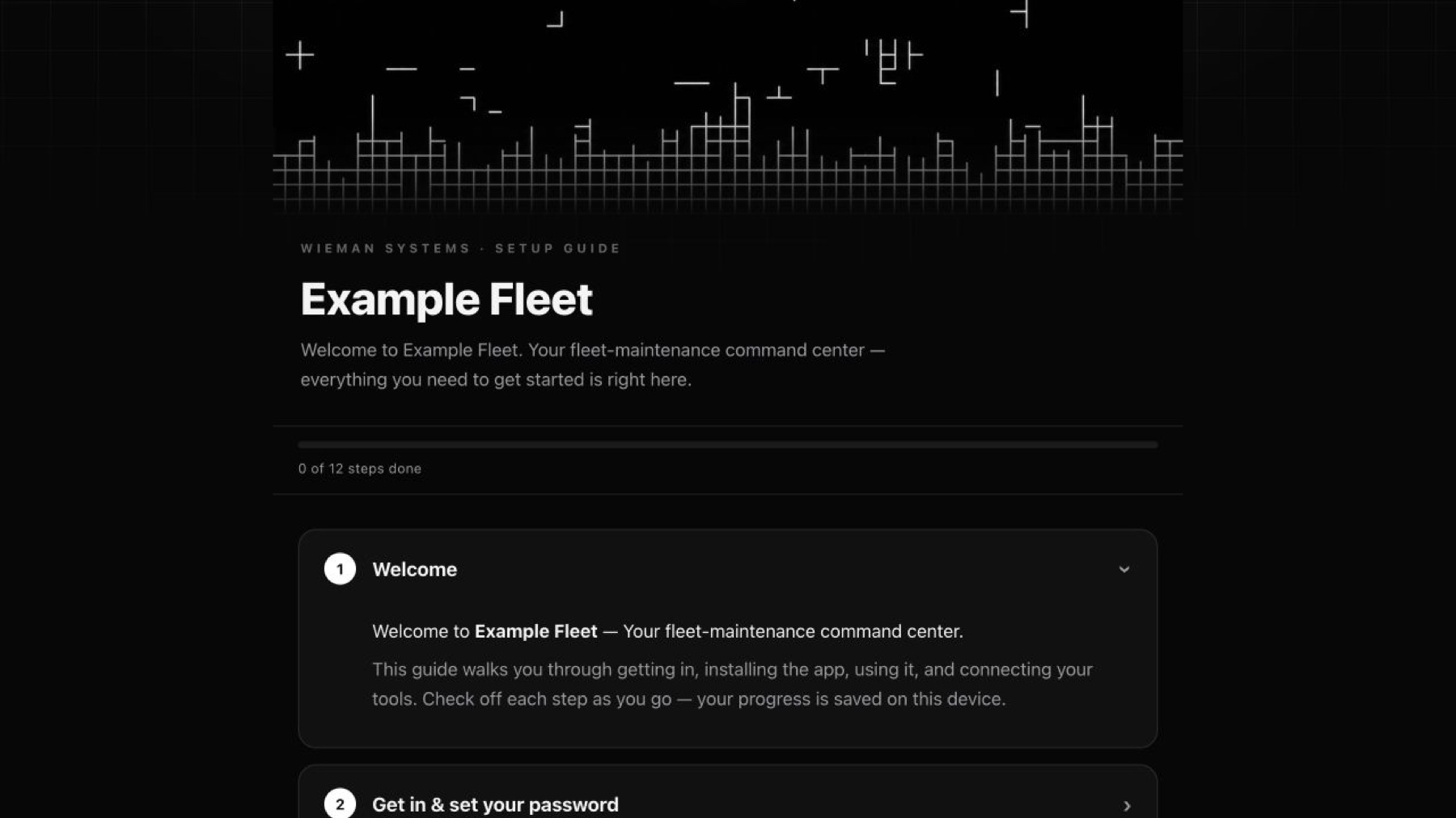 Original client setup-guide template · example client; account details removed